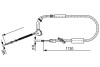 Db трос ручн.тормоза передний w169 BOSCH 1987482490 (фото 1)