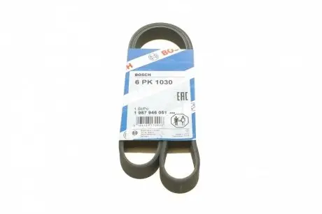 Ручейковый ремень 6pk1030 BOSCH 1 987 946 051