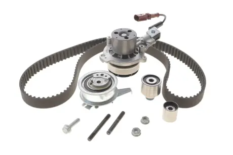 К-кт. грм. (ремінь + 3 ролика + перемикається помпа з датчиком + кріплення) Audi A1/3/4/5/6, Q2/3/5, Skoda Octavia III, Rapid, SuperB III, Arteon, Caddy IV, Golf VI,VII, Passat, Tiguan, Sharan, T 6 1.6/2.0TDI 12- BOSCH 1987946383