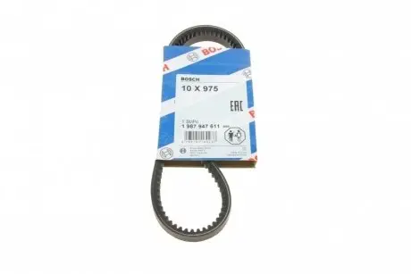 Клиновидный ремень 10x975 BOSCH 1 987 947 611