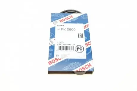 Ручейковый ремень 4pk800 BOSCH 1 987 947 893
