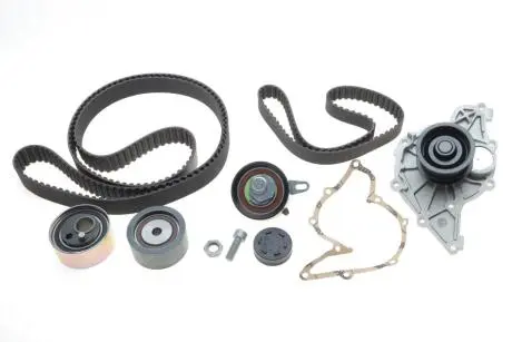 К-кт. ГРМ (2шт.рем.+ 3шт.ролика + крепление+помпа) AUDI A6,A8 2,5TDI BOSCH 1987948518