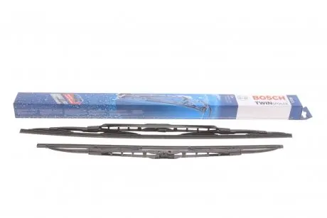 Комплект щеток стеклоочистителя каркасных Twin Spoiler 600/530 BOSCH 3397010300
