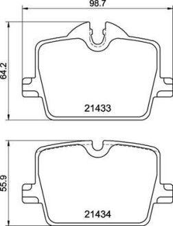 Гальмівні колодки BREMBO P06 114