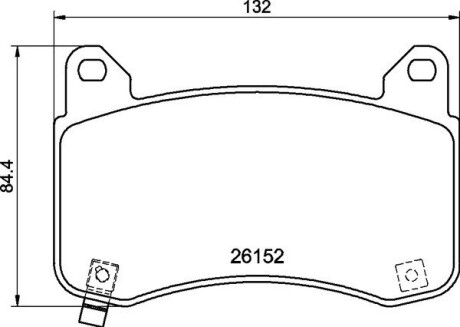 Тормозные колодки BREMBO P09029