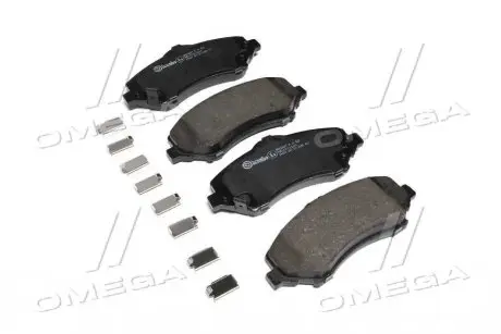 Тормозные колодки дисковые BREMBO P11022