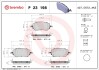 Гальмівні колодки BREMBO P23 198 (фото 1)