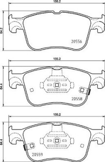 Тормозные колодки BREMBO P24 218