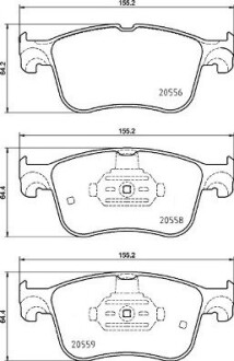 Гальмівні колодки BREMBO P24 234