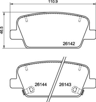 Гальмівні колодки BREMBO P30 118