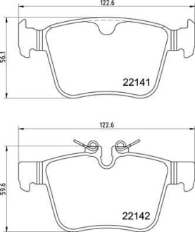 Гальмівні колодки BREMBO P36 037