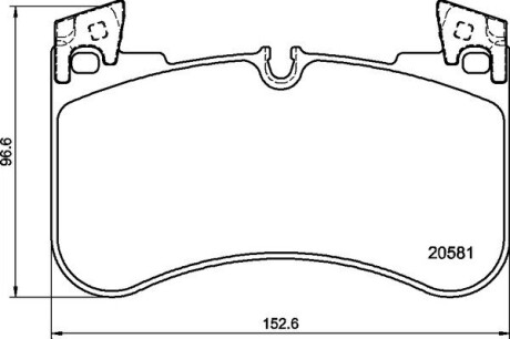 Гальмівні колодки BREMBO P44 029