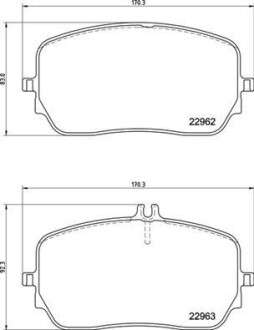 Тормозные колодки BREMBO P50 149