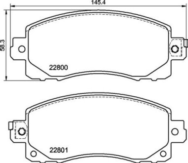 Гальмівні колодки BREMBO P78 028