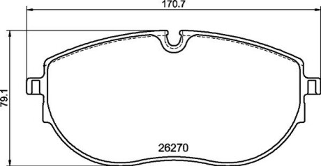 Гальмівні колодки BREMBO P85 188