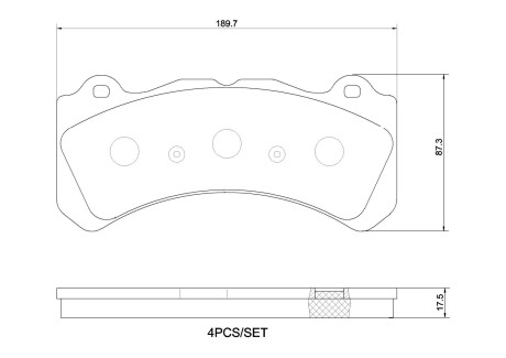 Гальмівні колодки BREMBO P86 034