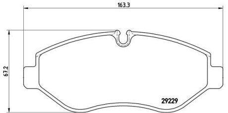 Тормозные колодки BREMBO PA6 026