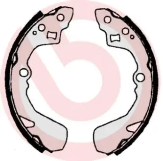 Тормозные колодки барабанные BREMBO S79 515