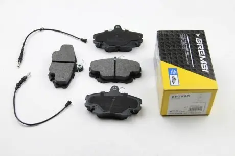 Тормозные колодки перед. Logan 05-/Megane 96-03/Clio 91-05 Bremsi BP2590