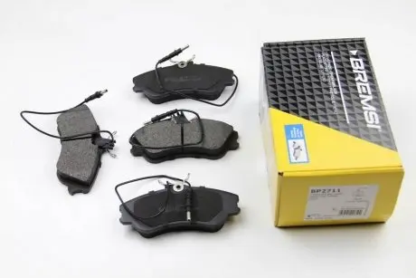 Тормозные колодки перед. berlingo/partner 96-01 (lucas) (с датчиком) Bremsi BP2711