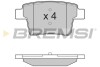 Тормозные колодки зад. ford mondeo 00-07 (bosch) Bremsi BP3266 (фото 1)