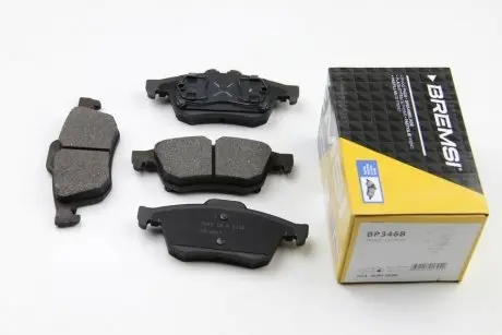 Тормозные колодки зад. renault latitude 11- (ate) (123,1x50,6x16,9) Bremsi BP3468