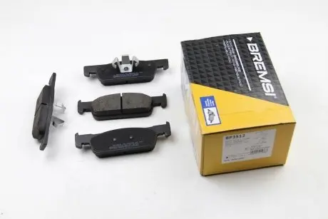 Тормозные колодки перед. logan/sandero/clio 12- Bremsi BP3512