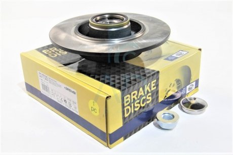 Тормозной диск задний Megane III/Scenic III/Fluence 08- (с подшипником)(260x8x30mm) Bremsi CD7732S