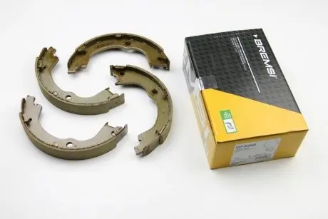 Колодки ручного тормоза opel antara 06- /chevrolet captiva 06- (akebono) Bremsi GF0360