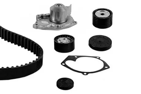 RENAULT К-т ГРМ (ремень+ 2 ролика + помпа) Laguna II 2.0 Bugatti KBU10006A