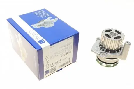 Помпа воды Audi A4/Skoda Fabia/Octavia/VW Caddy/Golf/Passat 1.2TDI/1.6TDI/2.0TDI 08- (R/B)(7лоп) Bugatti PA10397
