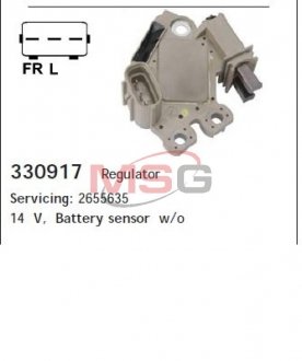 Реле регулятор напряжения генератора CARGO 330917 (фото 1)