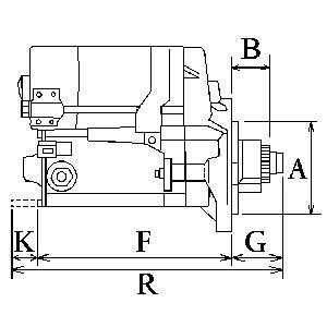 Стартер CARGO F032110485