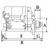 Стартер Seat Ibiza/Leon/Skoda Fabia/Octavia/VW Golf/Sharan 1.8/2.0 96-10 (1.1kw) (z=10) = 112005 CARGO F 032 112 005 (фото 1)