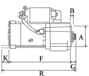 Стартер VW LT 2.5TDI 96-06 (12V/2kw) = 112221 CARGO F 032 112 221