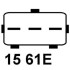 Генератор BMW 3 (E46)/5 (E39)/7 (E38)/X5 (E53) 2.0/2.5/3.0D 96-05 (14V/120A) M47/M51/M57 = 112462 CARGO F 032 112 462 (фото 5)