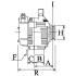 Генератор VW Passat/T3/T4 1.6D-2.8 81-03 (14V/90A) = 112765 CARGO F 032 112 765 (фото 1)