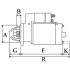 Стартер Opel Astra/Vectra/Zafira 2.0/2.2 CDTI 96-15 (12V/2kw) (z=10) = 113674 CARGO F 032 113 674 (фото 1)