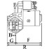 Стартер BMW 4 (F32/F82/F36)/5 (F10/F11) 13-20 B47/N47 (12V/1.8kw) (z=13) = 116273 CARGO F 032 116 273 (фото 3)