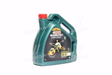 Масло моторное Magnatec Stop-Start 0W-30 D (Канистра 4л) CASTROL 15D608