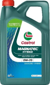 5л MAGNATEC HYBRID 0W-20 Олива синтетична двиг. API SP, ILSAC GF-6 CASTROL 15F873