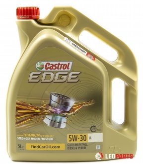 Моторное масло EDGE LL 5W-30 (VW 504/507, MB 229.51) (5L) CASTROL 5W30 E 5L