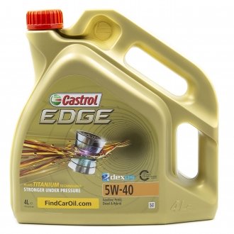 Моторное масло EDGE 5W-40 C3 4л CASTROL 5W40 E C3 4L (фото 1)