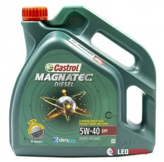 Масло моторное magnatec diesel 5w-40 dpf 4л CASTROL 5W40 M D DPF 4L