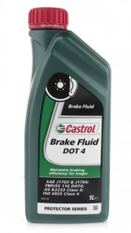 Тормозная жидкость DOT 4 (1л) CASTROL EB-CBFDT4-12X1L