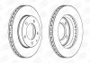 Mazda Тормозной диск передний ford probe,626 iv 91-,premacy, xedos 91-(258*24) CHAMPION 561716CH (фото 1)