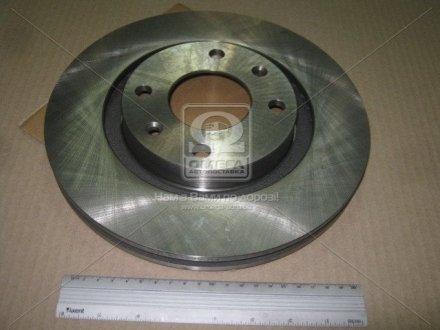 Citroen Тормозной диск передний berlingo, c2/3/45 peugeot partner/206/307 CHAMPION 562128CH (фото 1)
