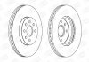 OPEL Тормозной диск передний вентилир.Astra H,Combo,Meriva 03- CHAMPION 562278CH (фото 1)