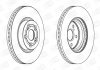 TOYOTA Тормозной диск передний Avensis 03- CHAMPION 562439CH (фото 1)