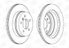 Bmw тормозной диск задний 1 e81/87,3 e90,x1 e84 05- CHAMPION 562442CH (фото 1)